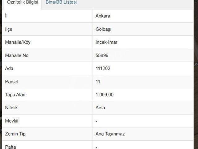 Gölbaşi, Ankara içerisinde satılık Arsa
