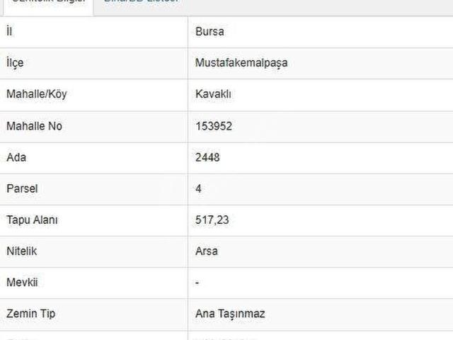 Mustafakemalpaşa, Bursa içerisinde satılık Arsa