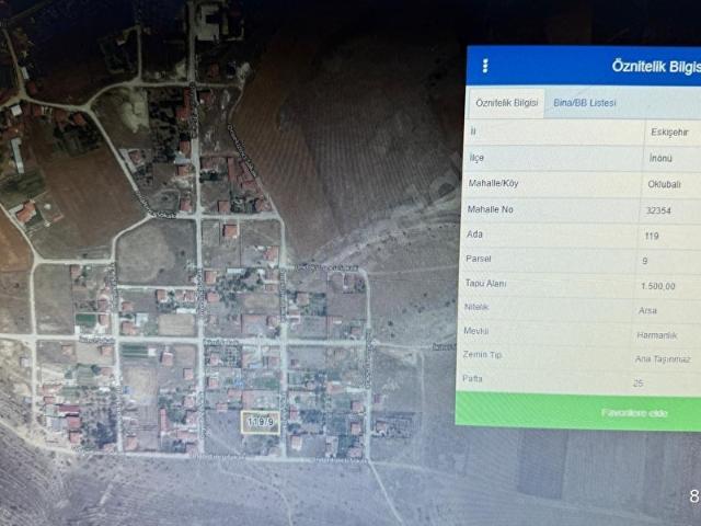 İnönü, Eskişehir içerisinde satılık Arsa