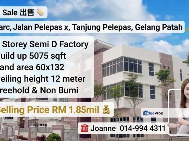 Warehouse for sale in Bukit Ledang, Johor