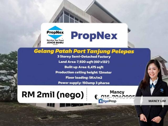 Warehouse for sale in Bukit Ledang, Johor