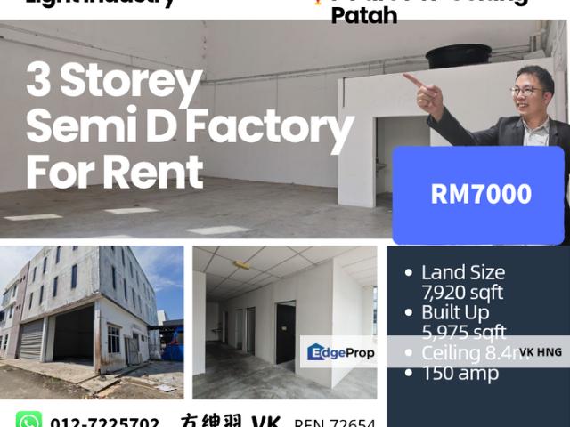 Warehouse for rent in Bukit Ledang, Johor