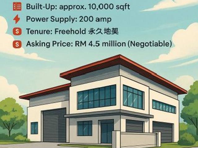Warehouse for sale in Bukit Ledang, Johor