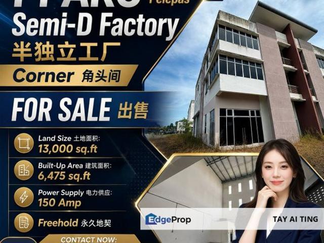 Warehouse for sale in Bukit Ledang, Johor