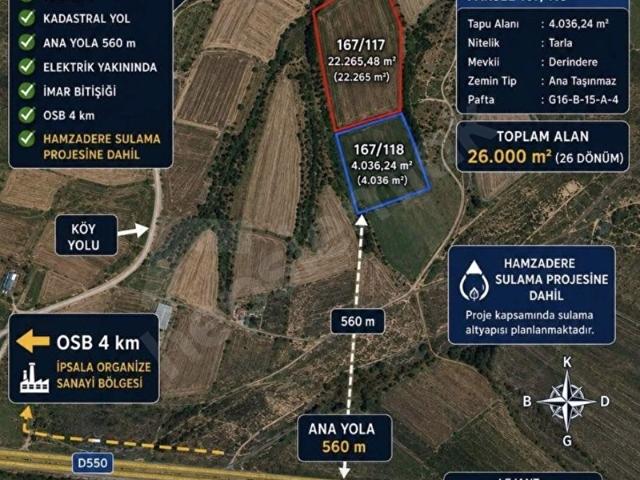 İpsala, Edirne içerisinde satılık mülk