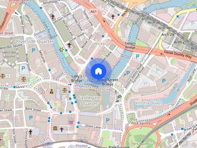 Apartment for rent in Castlegate, Burngreave