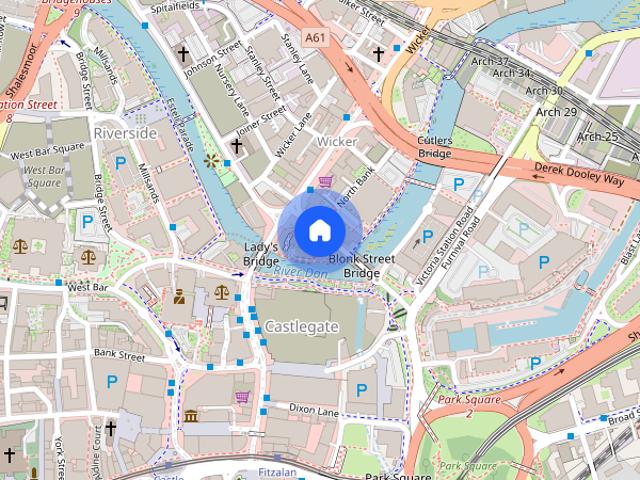 Apartment for rent in Castlegate, Burngreave