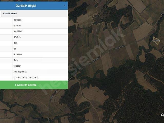 Yenidibek Mahallesi, Malkara içerisinde satılık Arsa