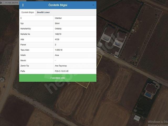 Silivri, İstanbul içerisinde satılık Arsa