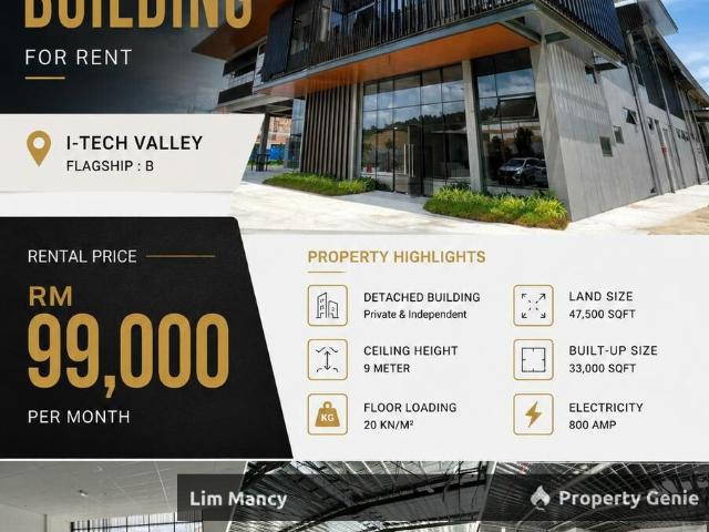 Warehouse for rent in Bukit Ledang, Johor