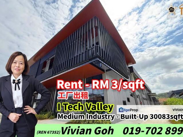 Warehouse for rent in Southern Industrial and Logistics Clusters, Iskandar Puteri