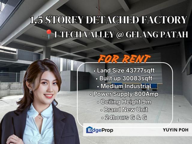 Warehouse for rent in Bukit Ledang, Johor