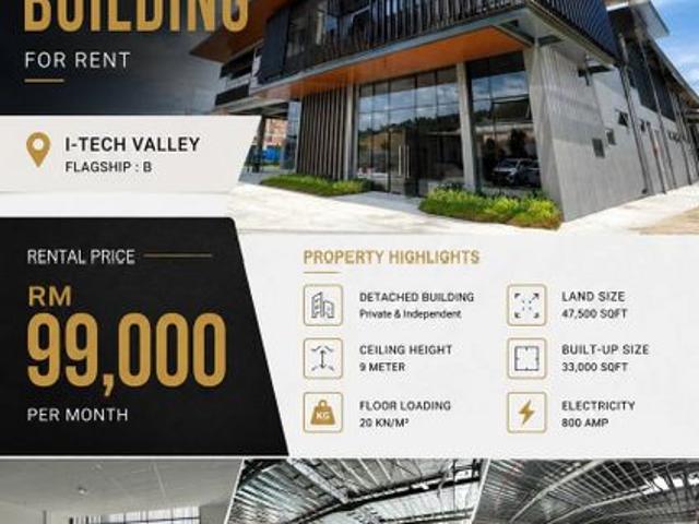 Warehouse for rent in Johore Bahru, Johor