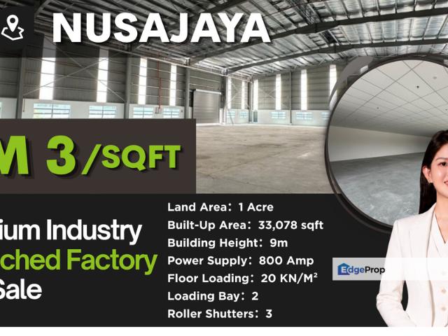 Warehouse for sale in Bukit Ledang, Johor