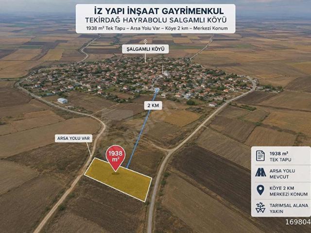 Hayrabolu, Tekirdağ içerisinde satılık Arsa