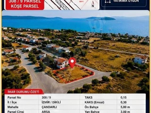 Çandarlı Mahallesi, Dikili içerisinde satılık Arsa