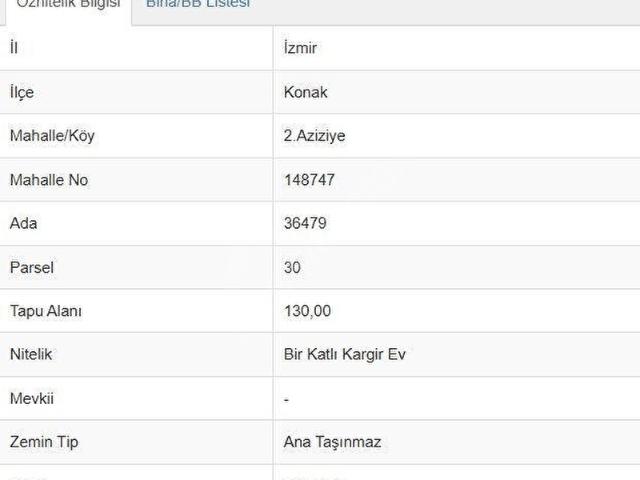 Konak, İzmir içerisinde satılık Arsa