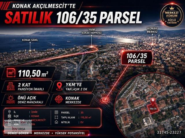Konak, İzmir içerisinde satılık Arsa