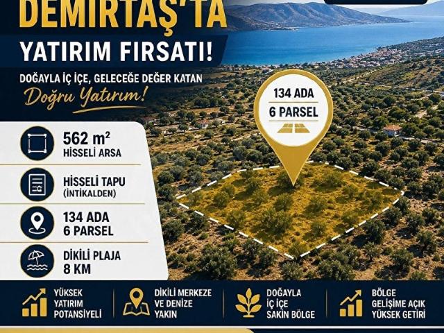 Dikili, İzmir içerisinde satılık Arsa