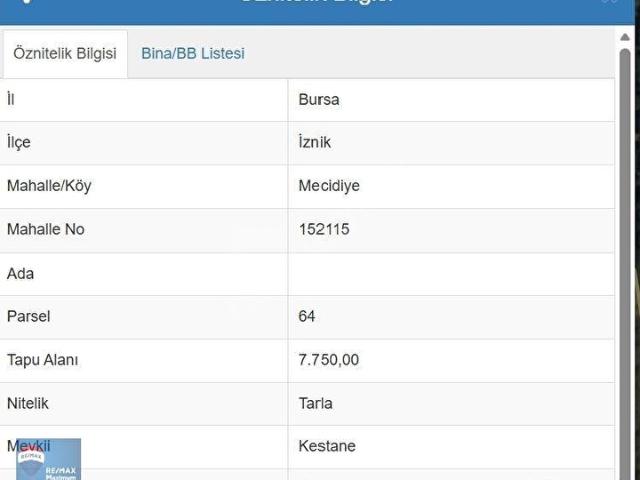 İznik, Bursa içerisinde satılık Arsa