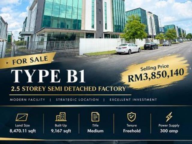 Warehouse for sale in Bukit Ledang, Johor