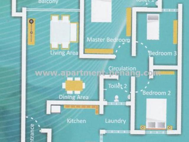Apartment for sale in Georgetown, Penang