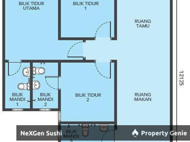 Apartment for rent in Tanjong Sepat, Selangor