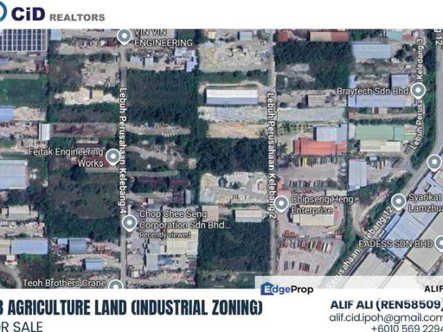 Warehouse for sale in Perak, Tanjong Ipoh