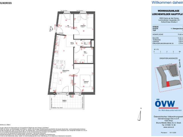 Apartment mieten in Lerchenfeld, Krems an der Donau