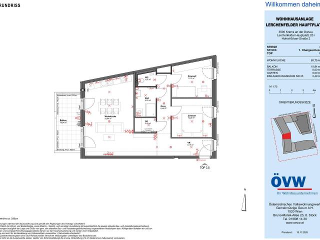 Apartment mieten in Lerchenfeld, Krems an der Donau