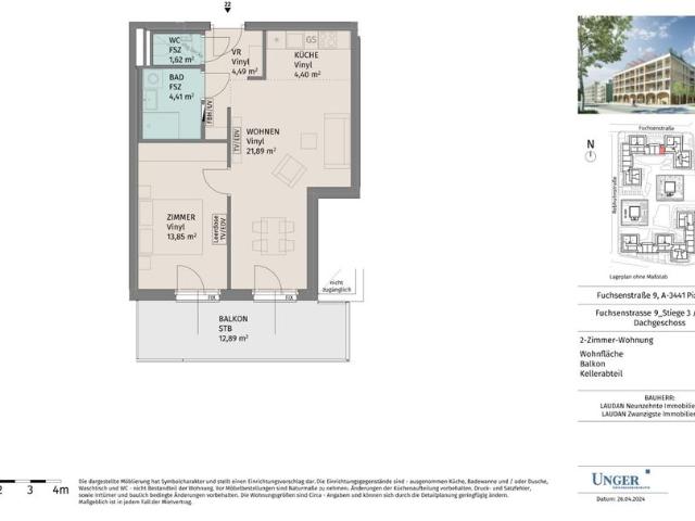Apartment mieten in Michelhausen, Pixendorf