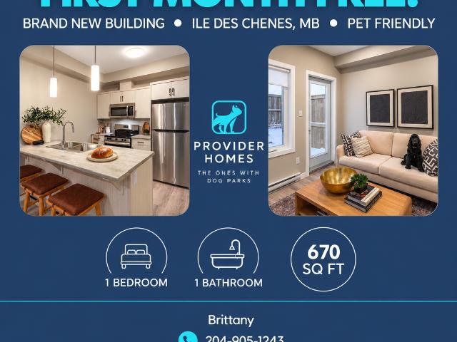 House for rent in Ile des Chenes, Rural Municipality of Ritchot
