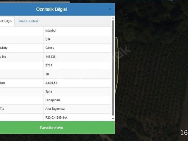 Şile, İstanbul içerisinde satılık Arsa