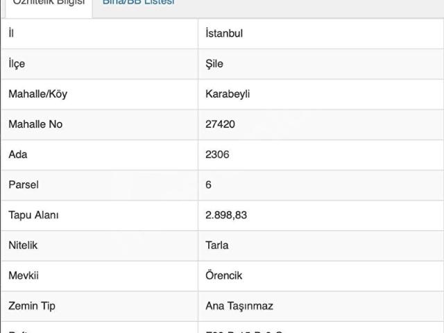 Şile, İstanbul içerisinde satılık Arsa