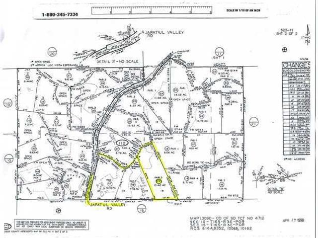 Land for sale in Alpine, San Diego County