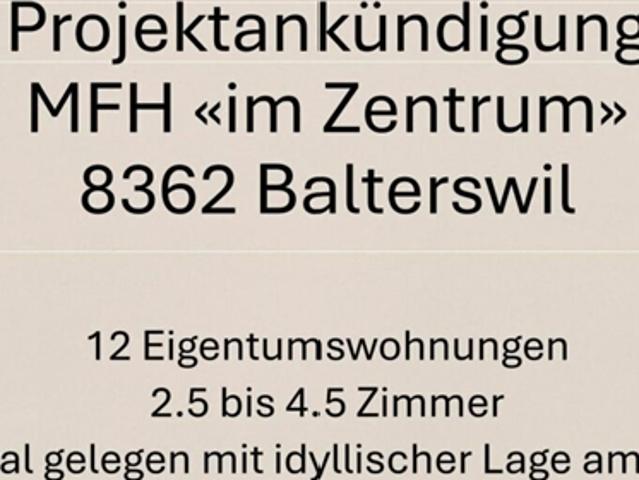 Einfamilienhaus kaufen in Bichelsee-Balterswil, Thurgau