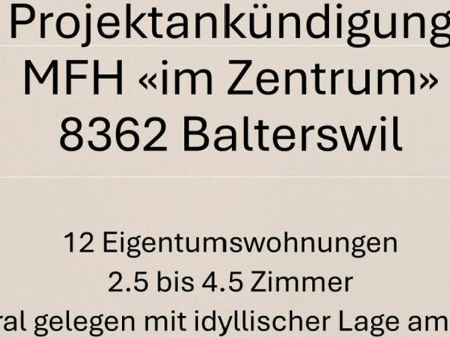 Immobilie kaufen in Bichelsee-Balterswil, Thurgau