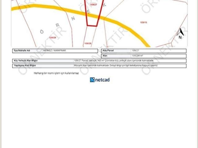 Karapınar, Çanakkale Merkez içerisinde satılık Arsa