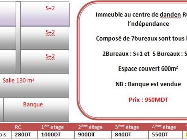 Immeuble vente à Mannouba