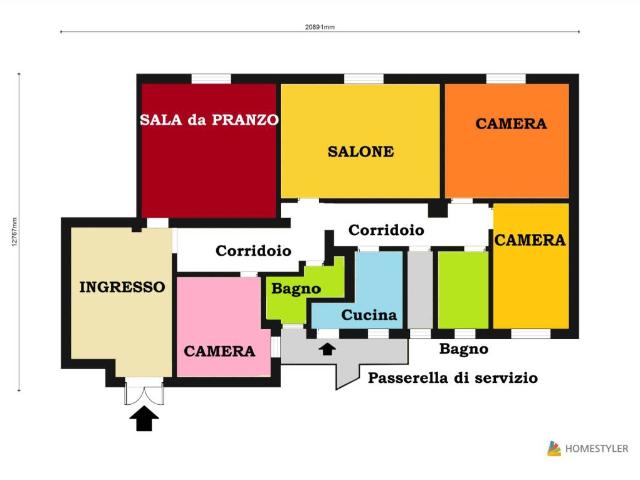 Locale Commerciale in affitto a Medio Levante, Serra Riccò
