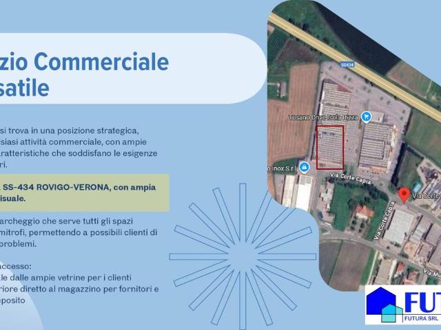 Locale Commerciale in affitto a Isola Rizza, Veneto