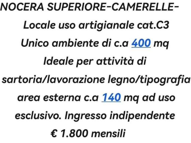 Locale Commerciale in affitto a Camerelle, Nocera Superiore