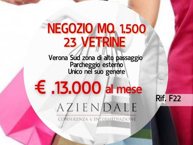 Locale Commerciale in affitto a Verona, Borgo Roma