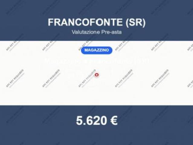 Capannone in vendita a Francofonte, Siracusa