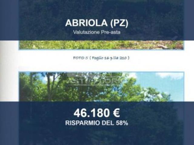 Terreno in vendita a Abriola, Basilicata