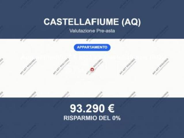 Appartamento in vendita a Castellafiume, L'Aquila