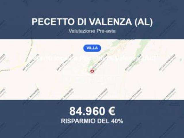 Villa Indipendente in vendita a Pecetto di Valenza, Alessandria