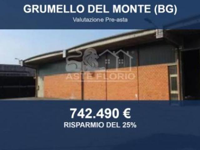 Capannone in vendita a Grumello del Monte, Bergamo
