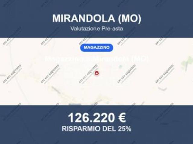 Capannone in vendita a Mortizzuolo, Mirandola