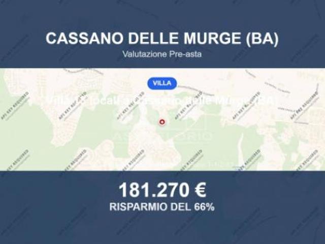 Villa Indipendente in vendita a Cassano delle Murge, Bari